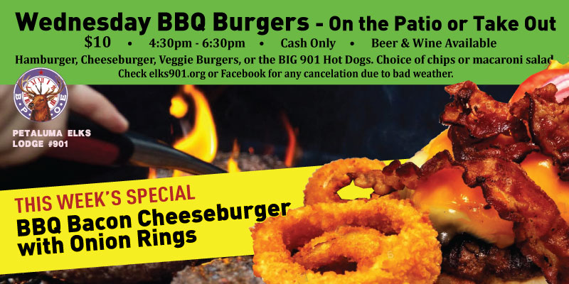 Wednesday BBQ burgers