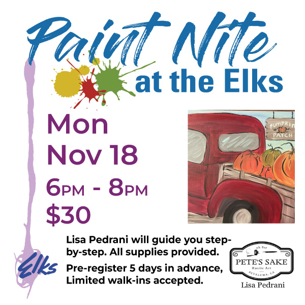 Paint Night Nov 2024 - LIMITED WALK-INS