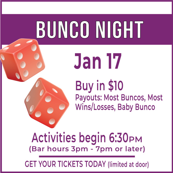 Bunco Night - Jan 17