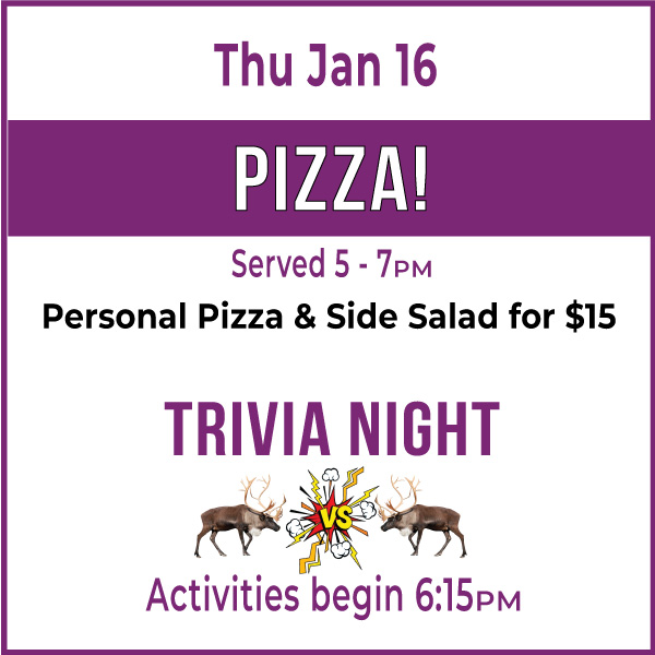 Trivia & Pizza - Jan 16