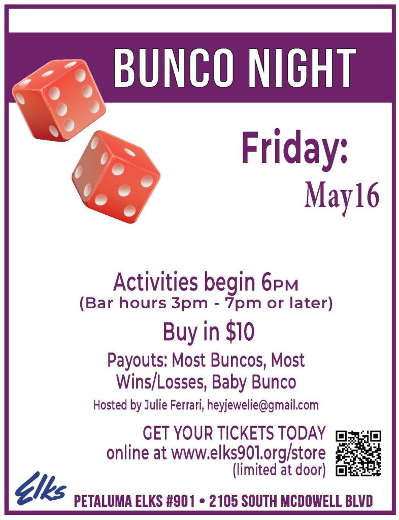 Bunco Night - May